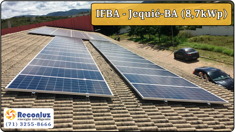 Energia Solar Salvador Bahia - Reconluz - IFBA
