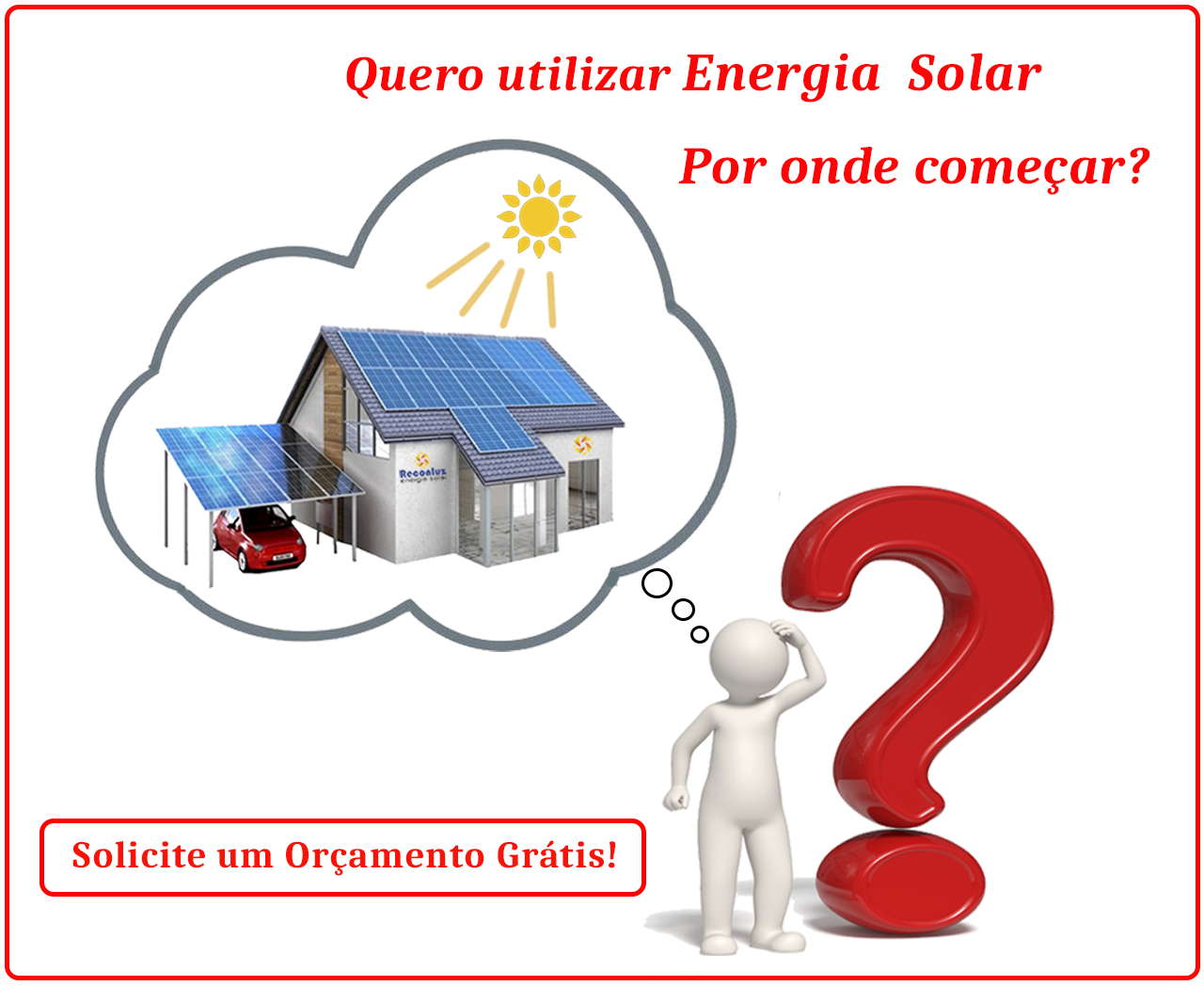 Por onde começar - Reconluz Energia Solar Salvador Bahia