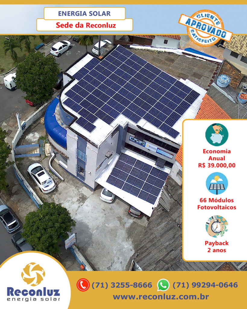 Reconluz - Energia Solar Salvador - Bahia