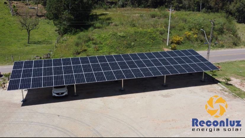 Carport Solar - Estacionamento que gera Energia Solar - Reconluz - Salvador - Bahia