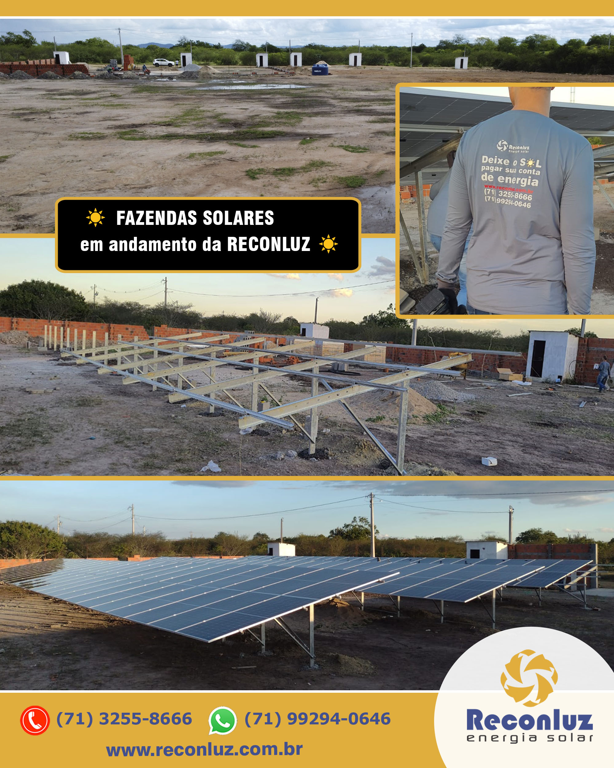 Fazenda Solar - Energia Solar - Reconluz - Salvador - Bahia