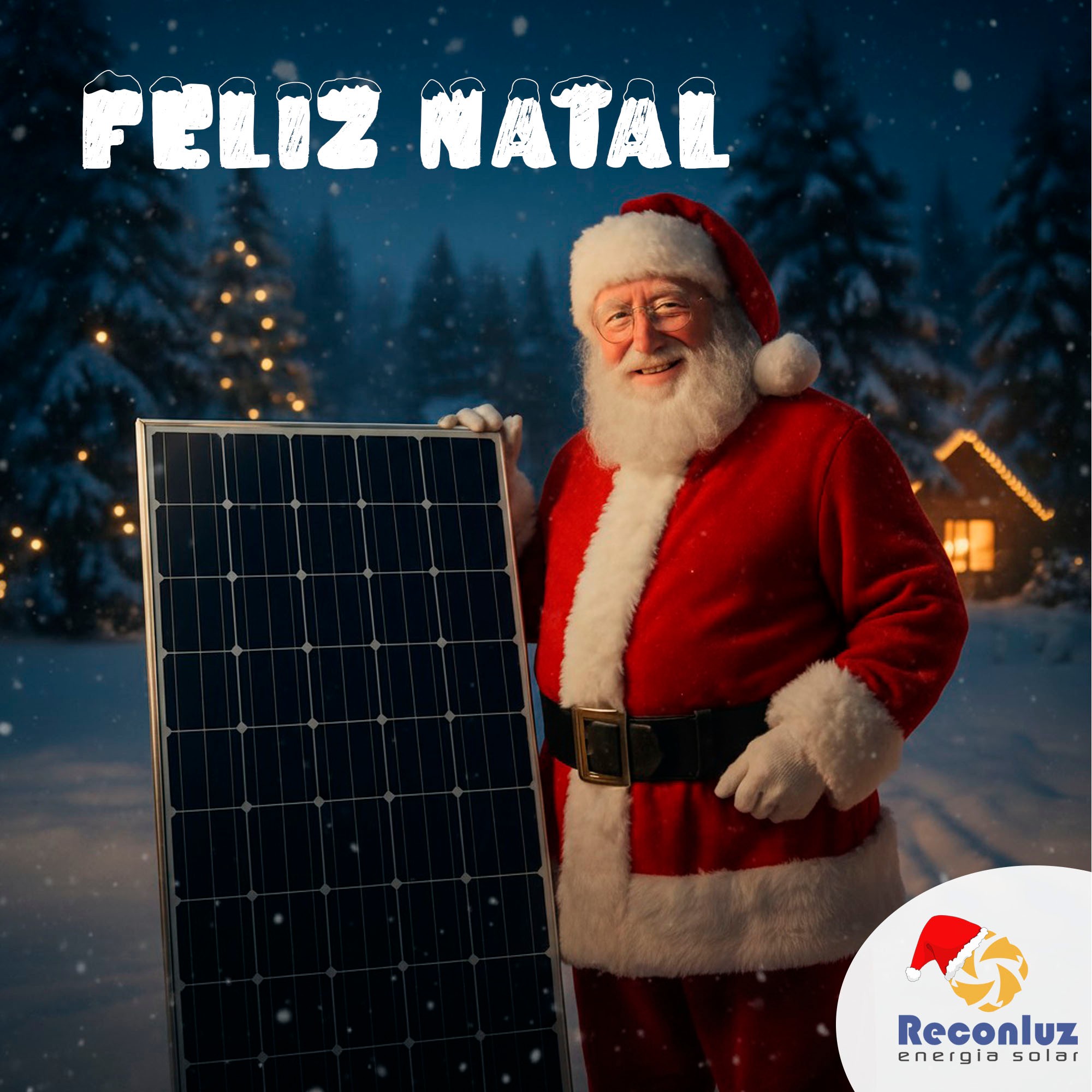 A Reconluz Energia Solar deseja a todos um FELIZ NATAL!!!