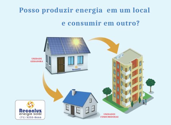 Consumo Remoto de Energia Solar Fotovoltaica - Energia Solar Salvador Bahia - Reconluz