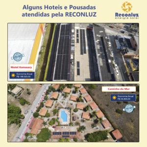 Hotéis Reconluz Energia Solar na Bahia