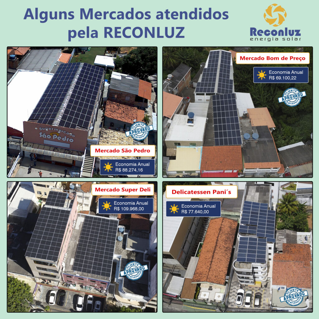 Mercados Reconluz Energia Solar na Bahia