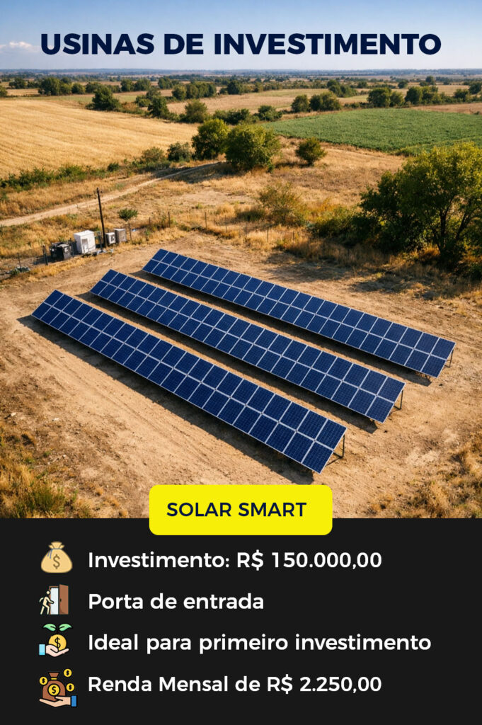 Usina Solar de Investimento - Reconluz - Bahia